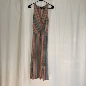 Linen Striped Maxi
